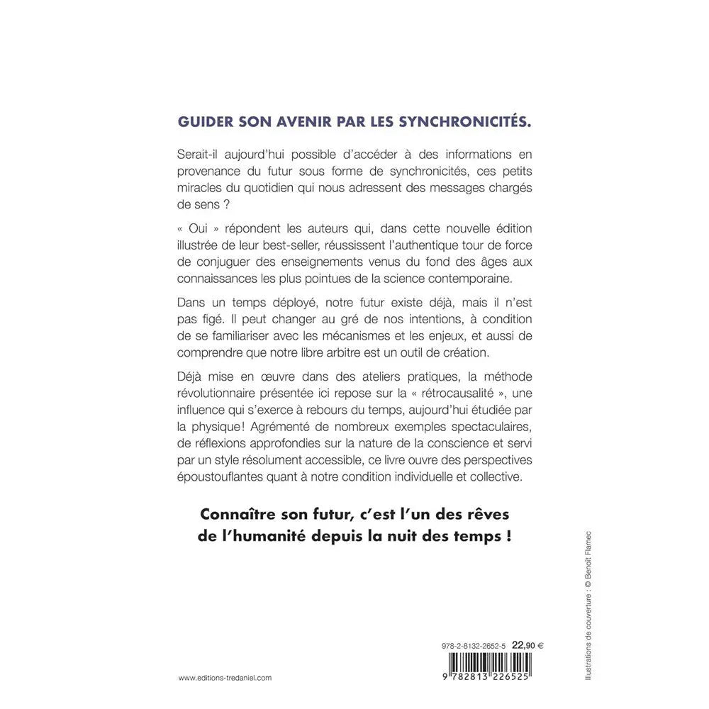 Quatrième de couverture du livre Se souvenir du futur (Illustré), présentant le résumé et le texte descriptif sur un fond blanc épuré.