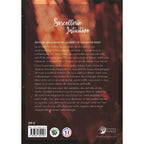 Quatrième de couverture du livre Sorcellerie Intuitive, présentant le texte de présentation sur un fond sombre aux reflets rougeoyants et incandescents.