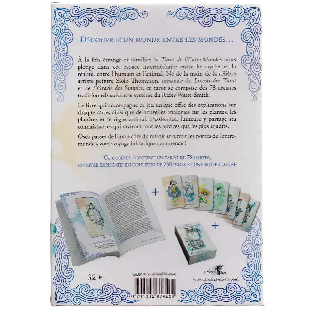 Tarot de l'Entre-Mondes - Livre + 78 cartes Editions Arcana Sacra