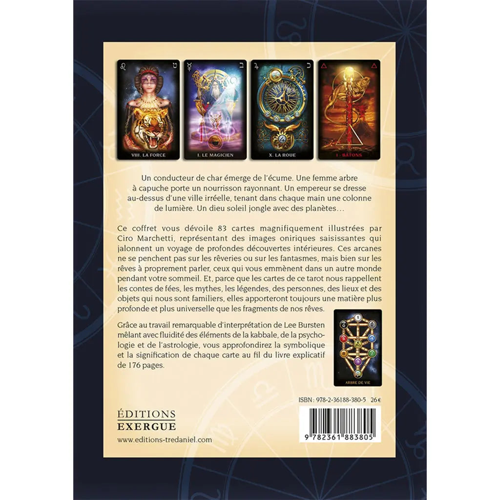 Le Tarot Onirique - Livre + 83 cartes Editions Exergue