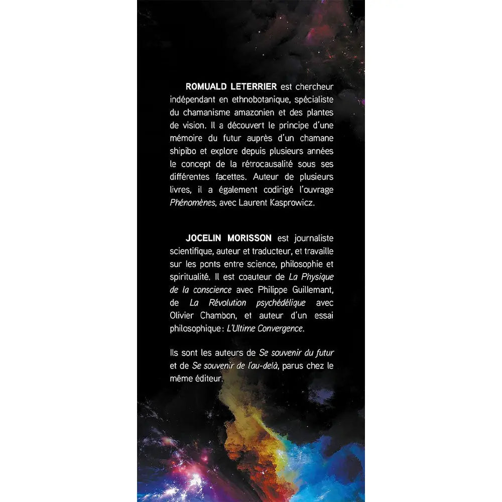 Biographies détaillées des auteurs Romuald Leterrier et Jocelin Morisson, extrait du livre "Tout est relié".