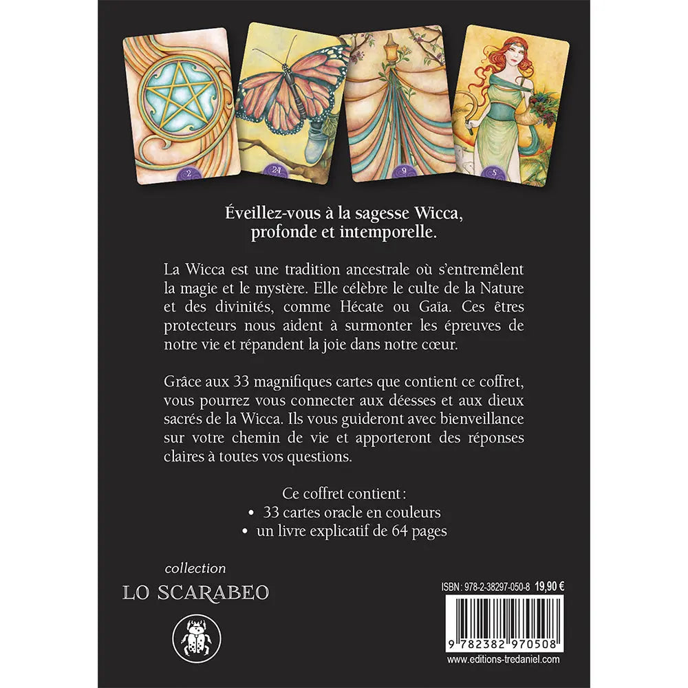 Wicca - Cartes Oracle de Magie Blanche - Jeu 33 Cartes + Livret Guy Trédaniel Editeur